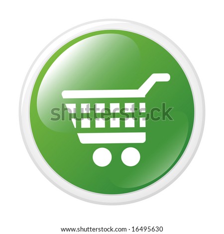 shopping cart icon. stock vector : Shopping cart.