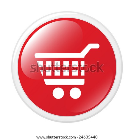 shopping cart icon. stock vector : Shopping cart.