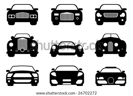 Recreation Collecting Sports Auto Racing on Luxury  Retro  And Sport Car Collection  Easy Editable Stock Vector