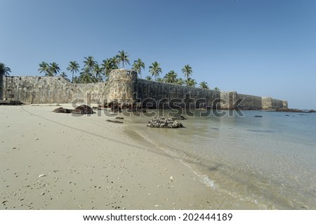 Sindhudurga fort in sea , Malvan, Sindhudurga , Maharashtra , India