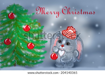http://www.shutterstock.com/ru/pic-204140365/stock-photo-winter-card-with-snowflakes-and-new-year-s-hare.html?src=xVasDgIjCVw_zlUq1O79gQ-1-53