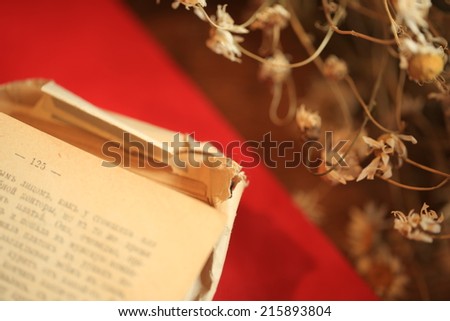 http://www.shutterstock.com/ru/pic-215893804/stock-photo-old-books-of-dried-daisy-flowers-retro-basket.html?src=jbJfCWTgnY9_1XyC6aDsVA-1-2
