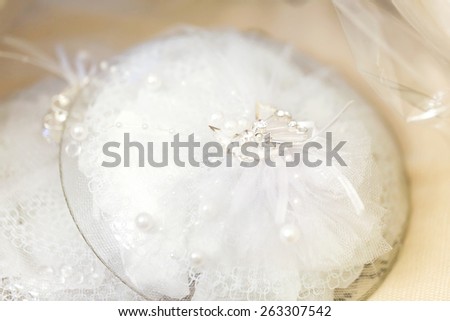 Abstract soft blur background wedding decoration toned photo