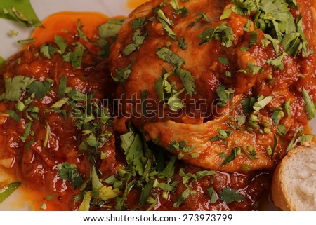 chahohbili braised chicken in tomato sauce with onions vitamins diet lunch meal breakfast health home kitchen organic eco low weight