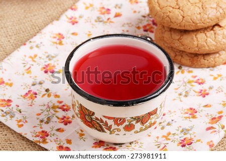 compote juice with almond biscuits morning breakfast lunch dinner home kitchen organic health eco rustic kitchen