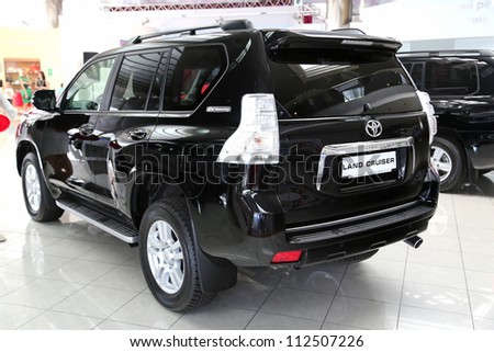 KIEV - SEPTEMBER 7: Toyota Land Cruiser at yearly automotive-show \