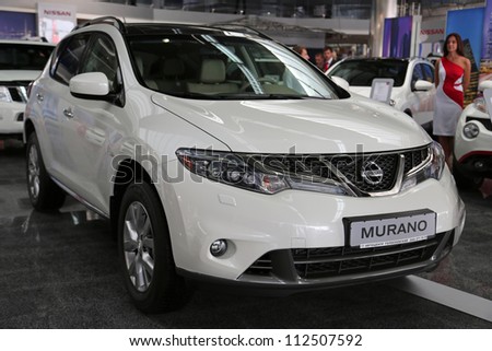 KIEV - SEPTEMBER 7: Nissan Murano at yearly automotive-show \