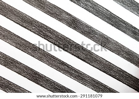Stripes crayon black and white drawing background