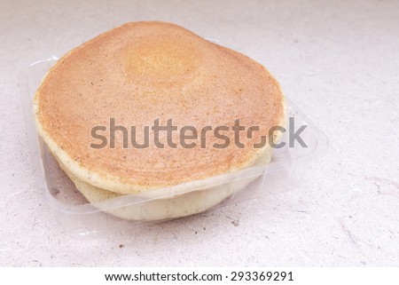 Japanese pancake(Dorayaki) isolated