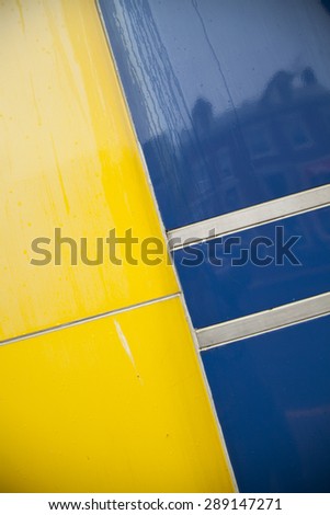 Yellow and blue composition