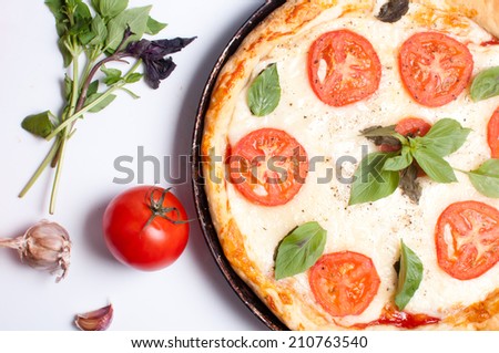 pizza mozzarella