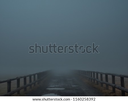 It is a mysterious piece that you can not see ahead in the fog. I feel a sense of terror and unknown encounters. The place is the Utsukushigahara Plateau of Japan.
