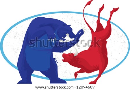 stock market bull. and Bull Stock market icon