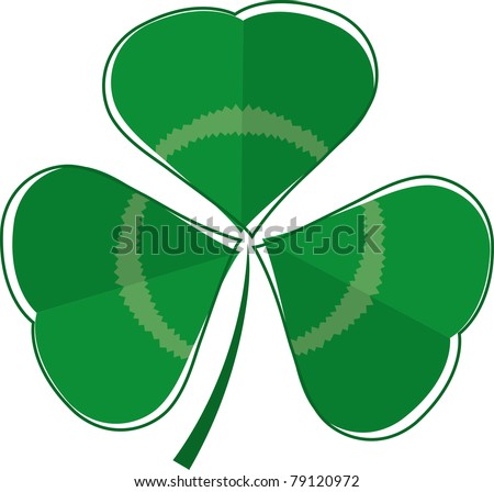 Three Leaf Clover Plant Stock Vector Illustration 79120972 : Shutterstock