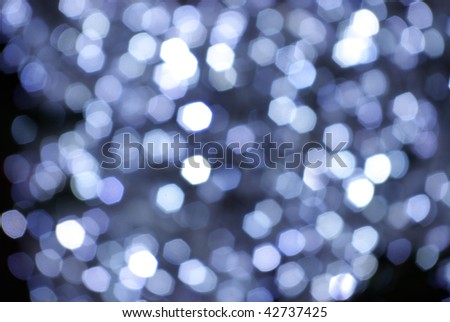 Diamond shapes reflexes like shining lights