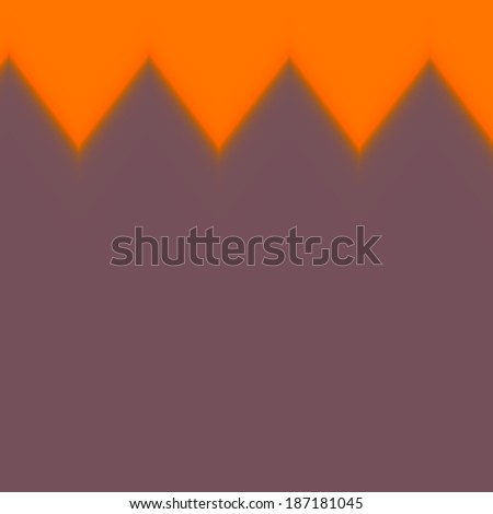 Simple Abstract Funny Haloween Presentation Background - Pumpkin Orange Teeth - Annoncement Table