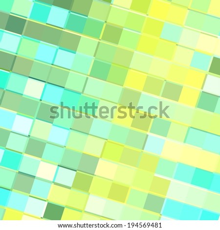 Highkey Bright Background Neon Colors - Turquoise Yellow Tiles