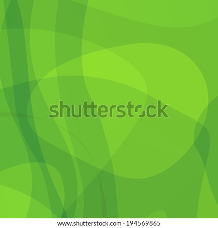 Simple Green Abstract Seaweed Background - Minimalistic Pretty Backdrop