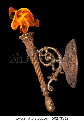 old fashioned torch