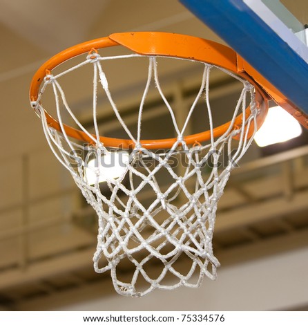 Basket for game in basketball