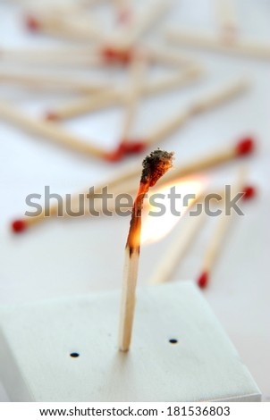 Matches, the small thing that can burn the big thing