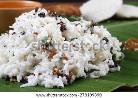 Curd Rice A Rice mixed with yogurt and seasoning