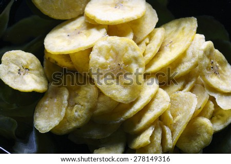 Banana Chips - Wafers made from raw Banana