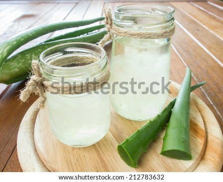 Aloe vera water Can help neutralize free radicals Contributes to aging. And help strengthen the immune system as well
