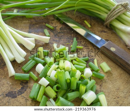 Onion into small pieces. To prepare for cooking