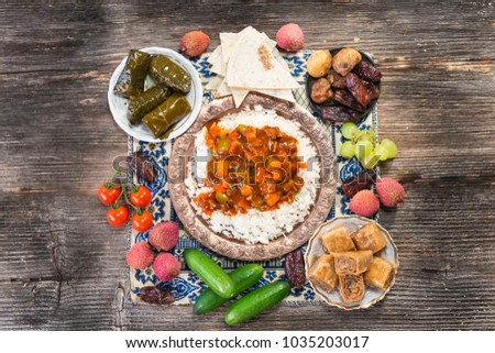 Ifthar evening meal for Ramadan