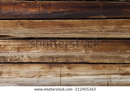 Old wall made out of wood is run-down and can be used for vintage backgrounds and textures.