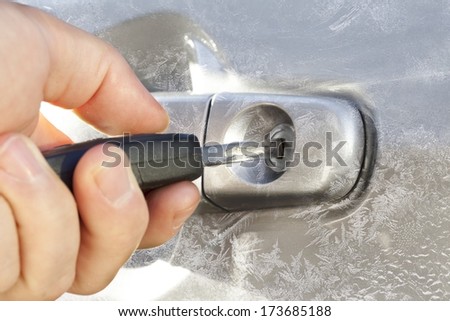 Frozen Car Door Lock