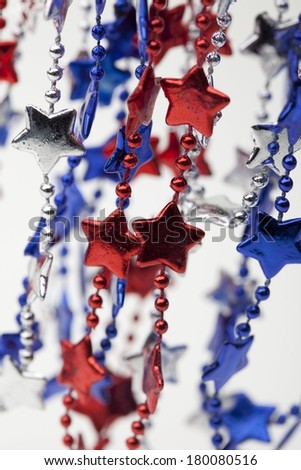 Red White and Blue Necklace