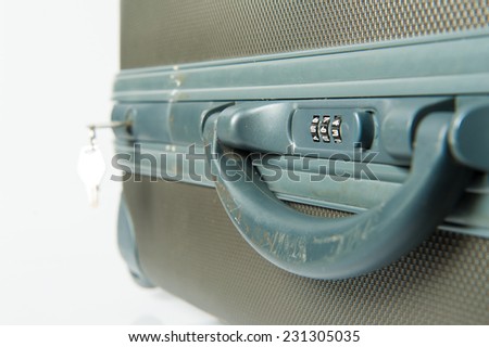 Open the code lock suitcase