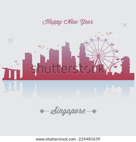 Singapore vector Singapore vector