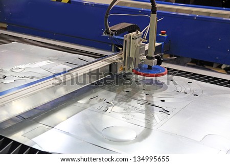 Machine for laser cutting of thick galvanized metal