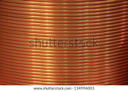 Copper Pipe for Industry and Energy of the round winding