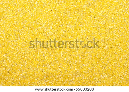 Ground grains of corn groats