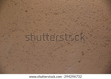 Painted wall with fine homogeneous structure of concrete