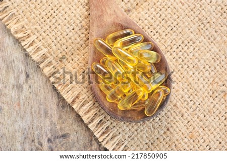 cod liver oil omega 3 gel capsules.