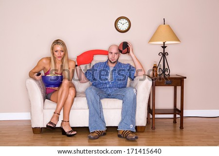 Couple: Guy Done with Watching Romantic Movies Instead Of Sports