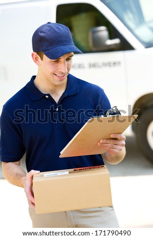 Delivery: Looking at Paper To Confirm Package Address
