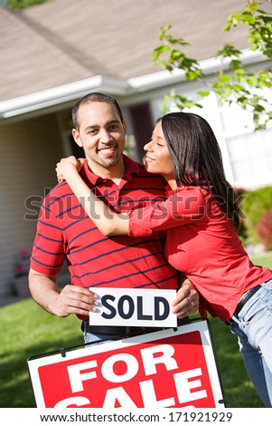 Real Estate: Woman Hugs Man After Buying Home