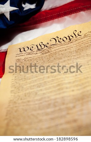 Constitution: United States Constitution with Lots of Copyspace