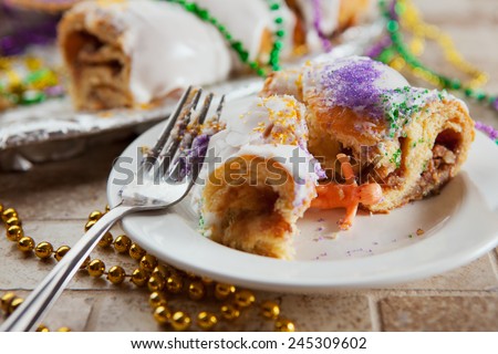 Mardi Gras: Baby Jesus Toy From Inside Piece Of King Cake