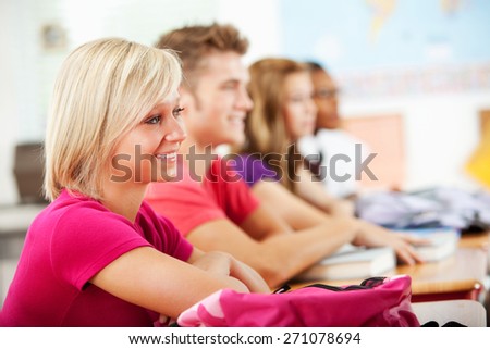 High School: Teens Watching Teacher