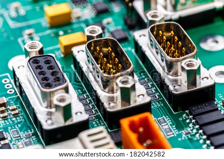CAN 9 (9 pin) Connectors on the PCB, Industrial Electronics