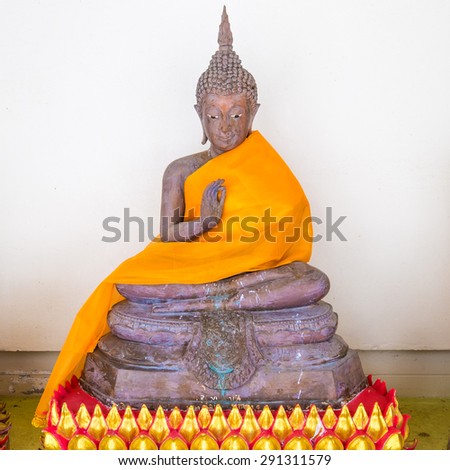 Buddhist statue in the temple
