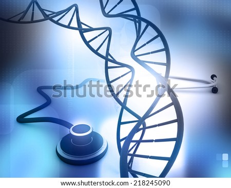 DNA molecule abstract science background DNA molecule abstract science background