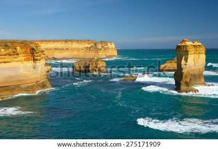 Twelve Apostles.Great Ocean Road in Australia